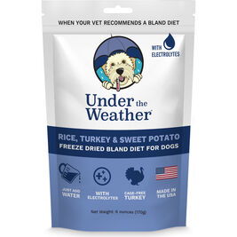 Under the Weather Bland Diet Freeze-Dried Dog Food, Rice Turkey & Sweet Potato, 6-oz