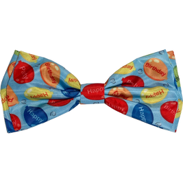 Huxley & Kent Pet Bow Tie, Party Time Blue