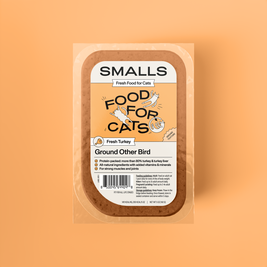 Smalls Gently Cooked Frozen Cat Food, Ground Other Bird, Turkey & Turkey Liver