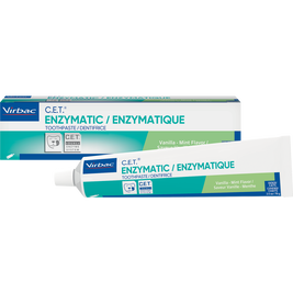 Virbac C.E.T. Enzymatic Dog & Cat Toothpaste, Vanilla-Mint Flavor, 70-g