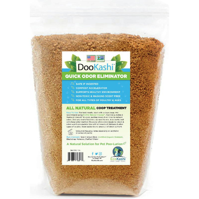 Dookashi Poultry Brooder and Coop Deodorizer, 1-lb