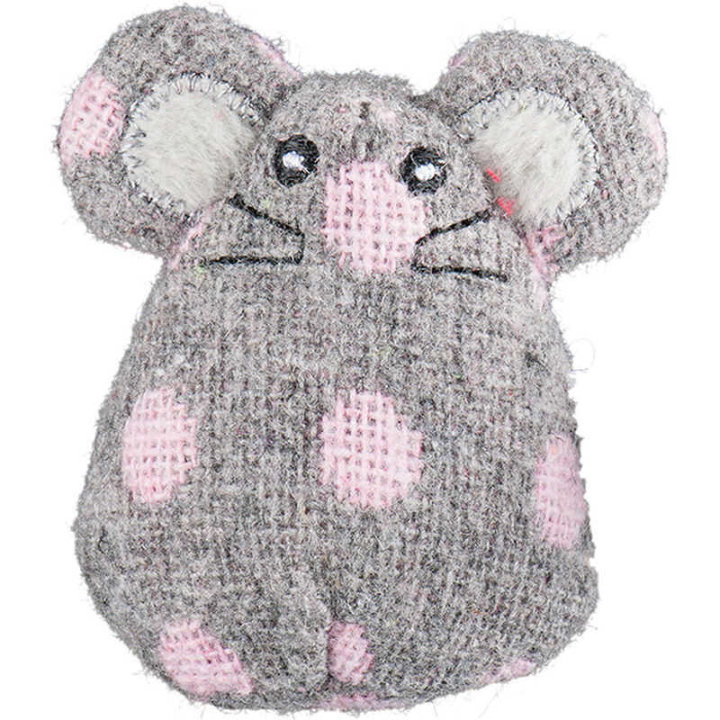 HuggleHounds HuggleKats Polka Dot Mice Cat Toy, 1-count image number null