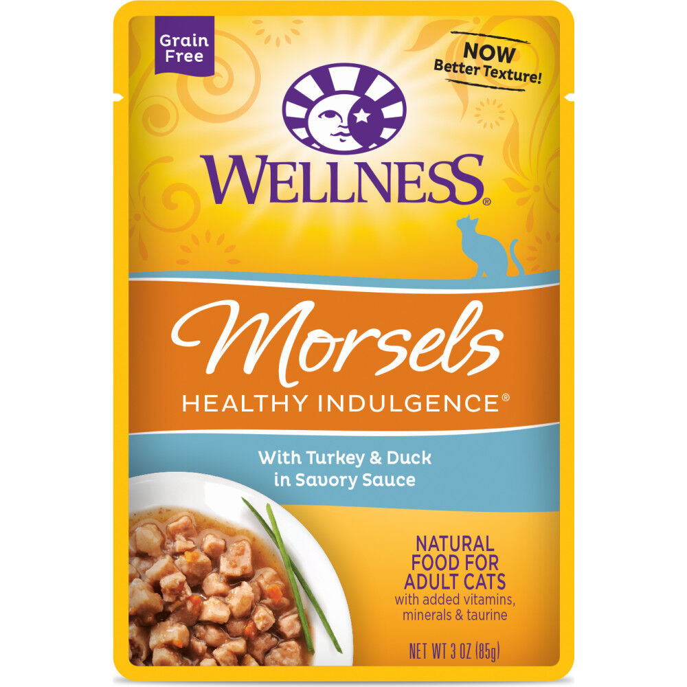 Mud Bay Buy Wellness Healthy Indulgence Morsels Wet Cat Food Turkey Duck 3 oz for USD 1.99 MudBay