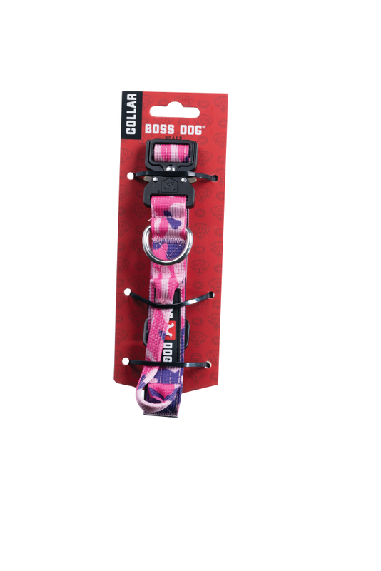 Pink camo collar for hot sale dogs