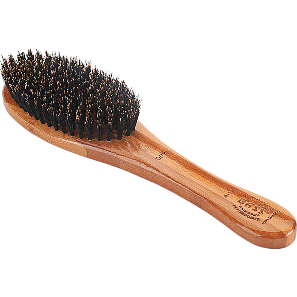 Mud Bay Buy Bass Pet Brushes Boar Bristle Dog Brush Assorted Finish Firm for USD 25.49 MudBay