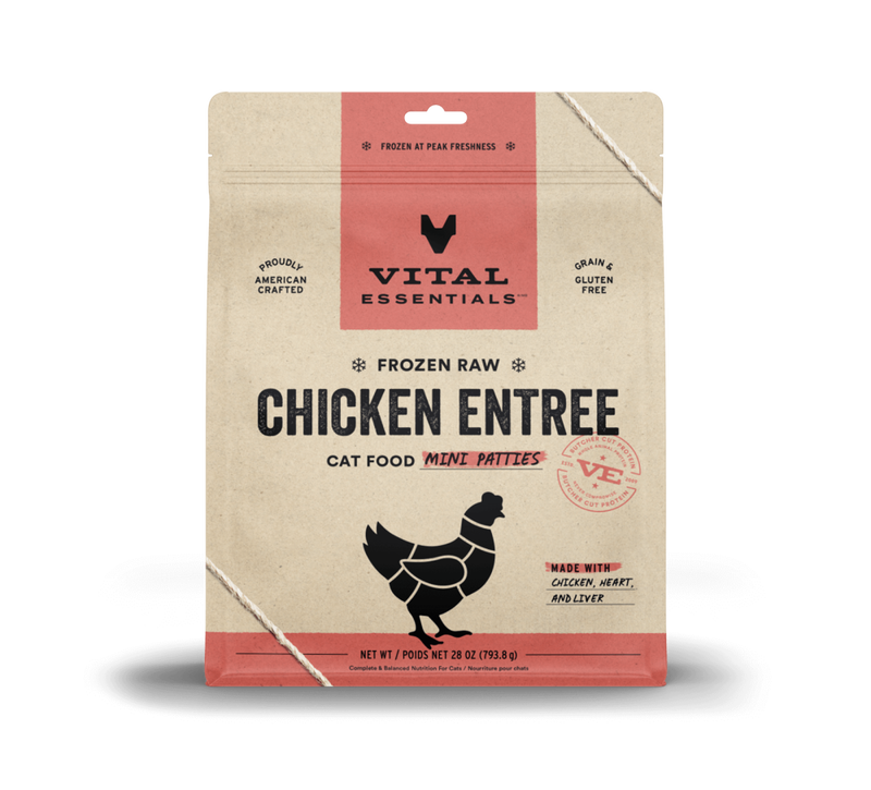 Vital essentials frozen shop raw cat food