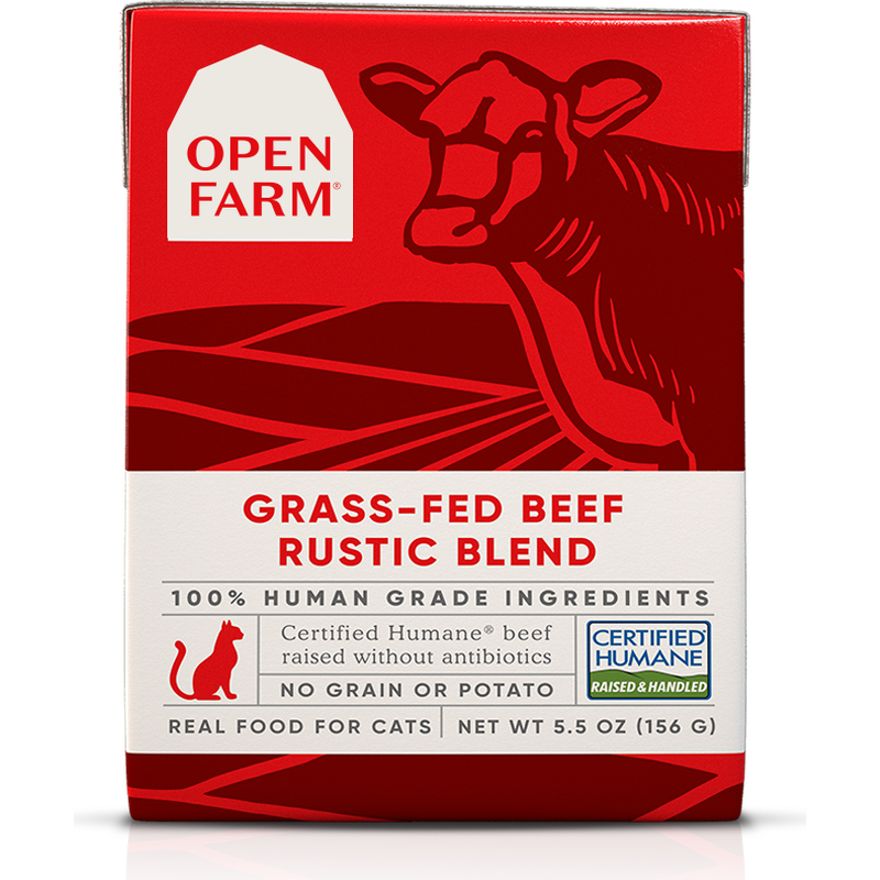 Open Farm Rustic Blend Wet Cat Food, Beef image number null