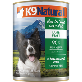 K9 Natural Canned Dog Food, Lamb