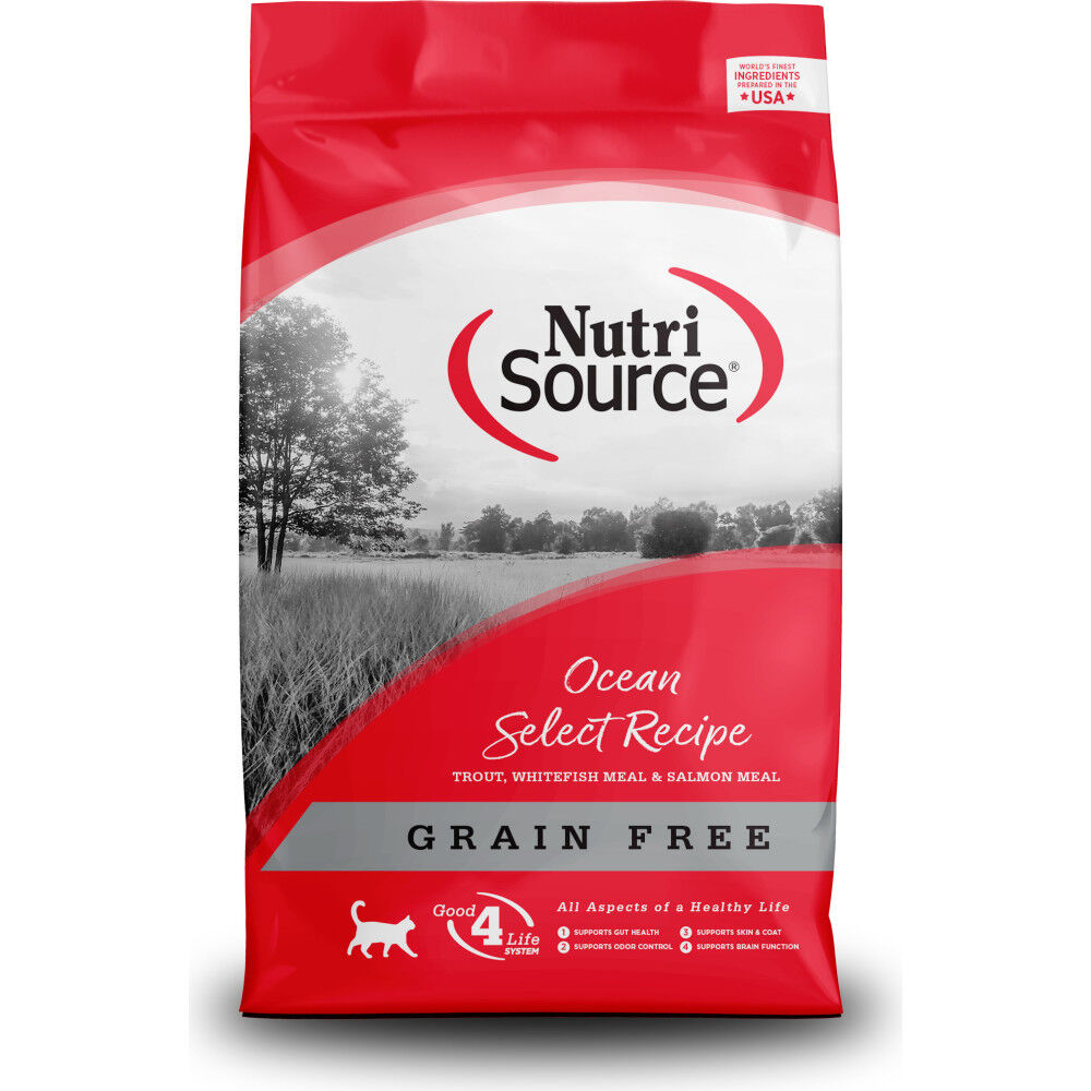 NutriSource Grain Free Dry Cat Food Ocean Select