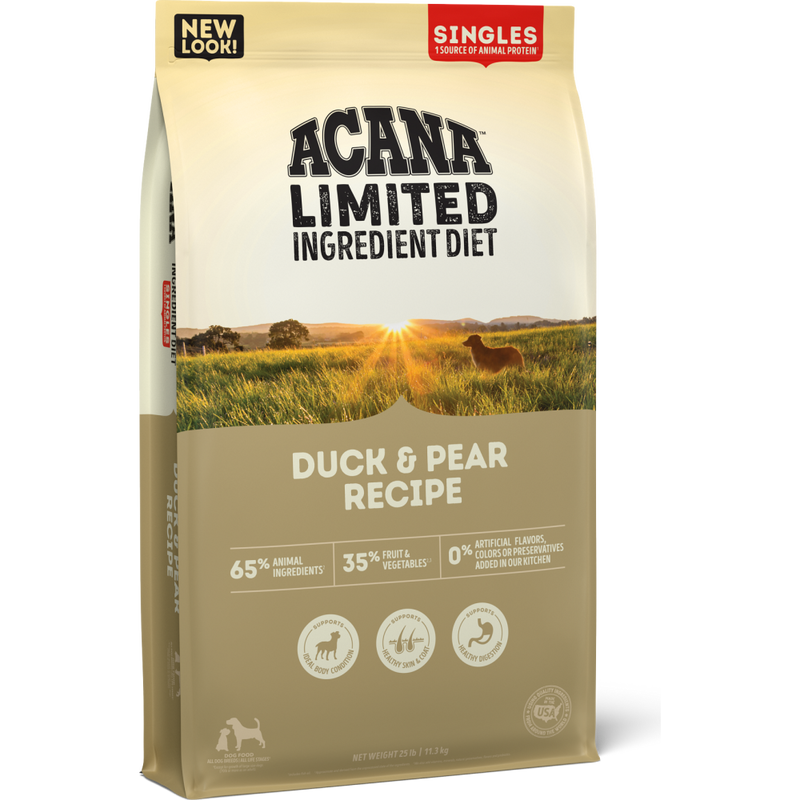 Acana Singles Limited Ingredient Diet Dry Dog Food, Duck & Pear image number null