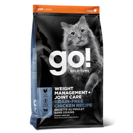 Go! Solutions Weight Management + Joint Care Grain-Free Dry Cat Food, Chicken