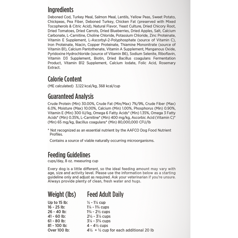 Nulo Freestyle Grain-Free Dry Dog Food, Adult Trim, Cod & Lentils image number null