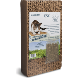 Mud Bay Mega Cat Scratcher Refills with Catnip, 2-pack