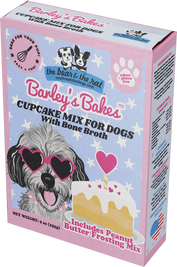 The Bear & The Rat Barley's Bakes Dog Cupcake Mix, Bone Broth, 9-oz