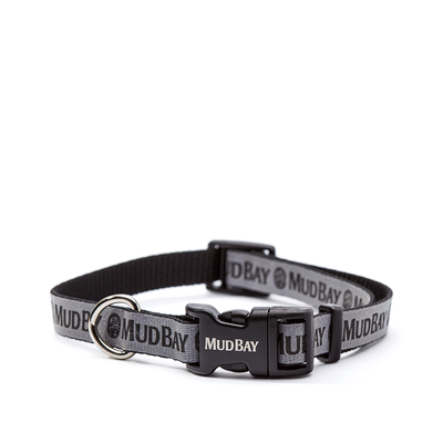 Mud Bay Reflective Dog Collar, Black