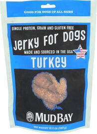 Mud Bay Turkey Jerky Dog Treat, 12-oz