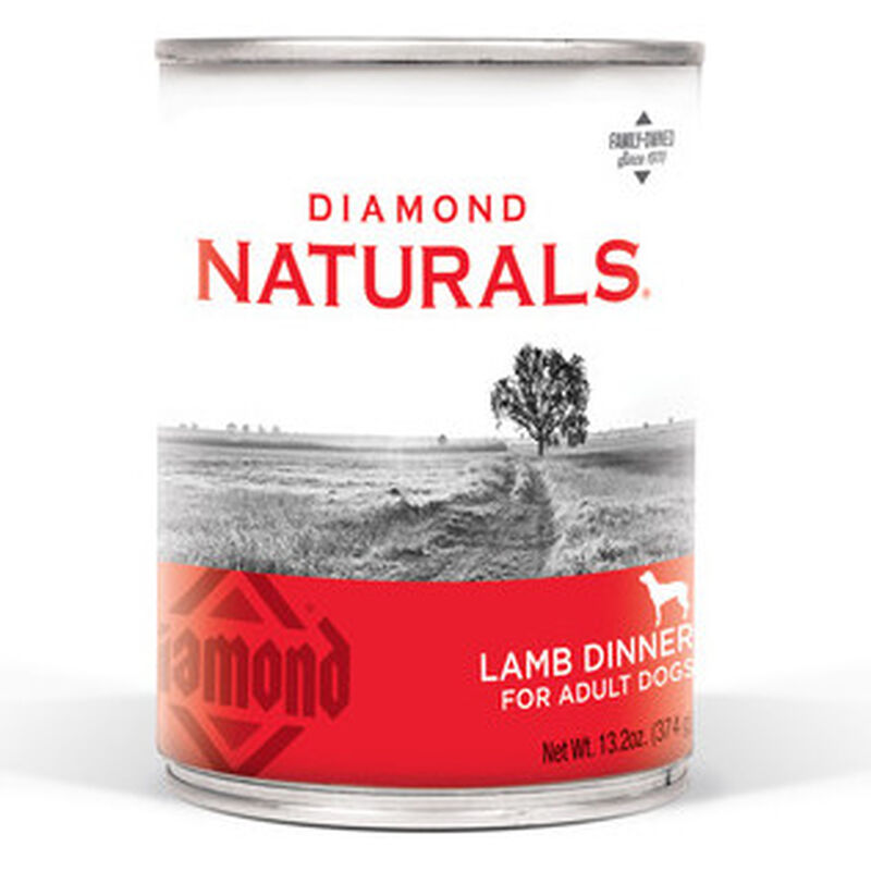 Diamond Naturals Canned Dog Food, Adult, Lamb, 13.2-oz image number null
