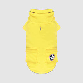Canada Pooch Torrential Tracker Dog Raincoat, Yellow, 14-in
