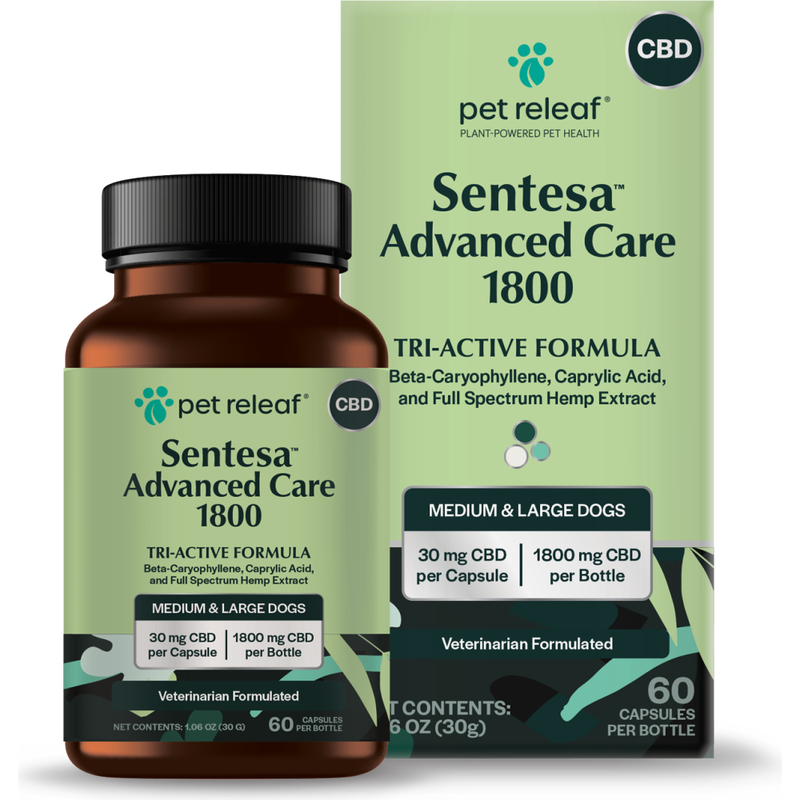 Pet Releaf Sentesa Advanced Care 1800 Dog Supplement, 60-count image number null