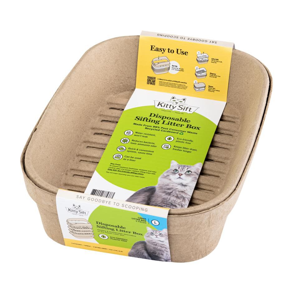 Mud Bay Buy Worldwise Kitty Sift Disposable Sifting Cat Litter