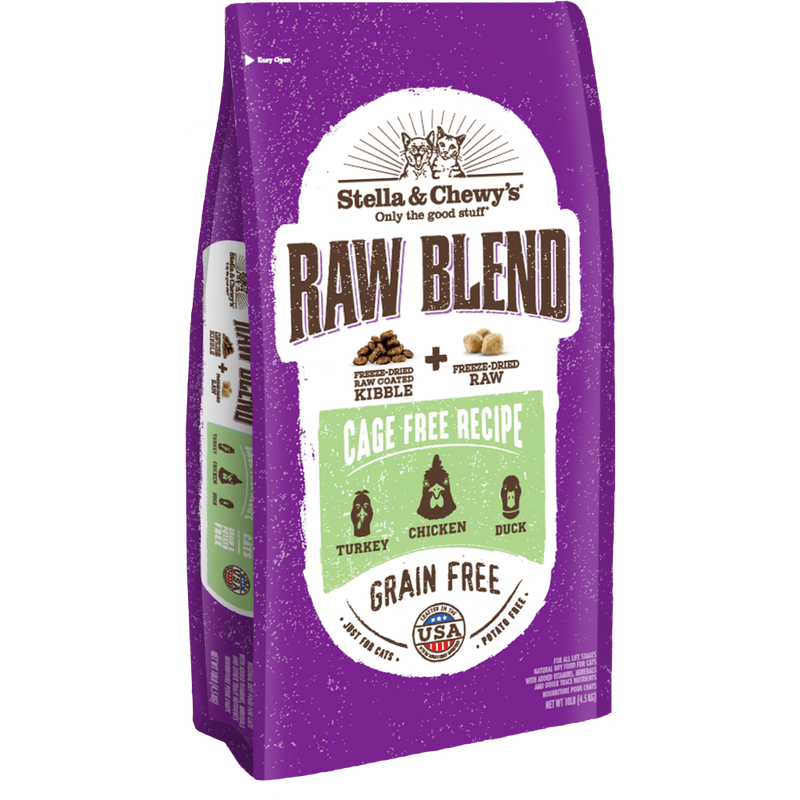 Stella & Chewy's Raw Blend Dry Cat Food, Cage-Free Poultry image number null