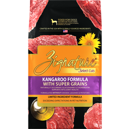 Zignature Select Cuts Dry Dog Food, Kangaroo