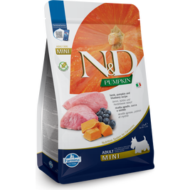 Farmina N&D Pumpkin Dry Dog Food, Lamb & Blueberry, Adult, Mini