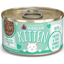 Weruva Kitten Canned Cat Food, Chicken & Tuna in Gravy