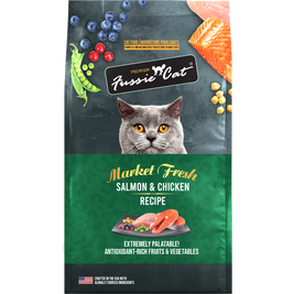 Fussie Cat Market Fresh Dry Cat Food, Salmon & Chicken
