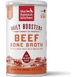 The Honest Kitchen Daily Boosters Dehydrated Dog Food Topper, Beef Bone Broth, 3.6-oz