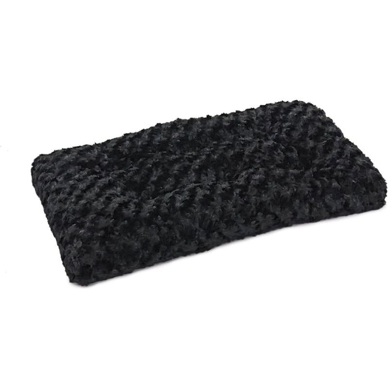 MidWest Ombre Swirl Fur Pet Bed, Frost Silver, 22-in image number null