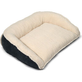 Huggle Hounds Scout Perfect Bolster Bed, Steel, 35"