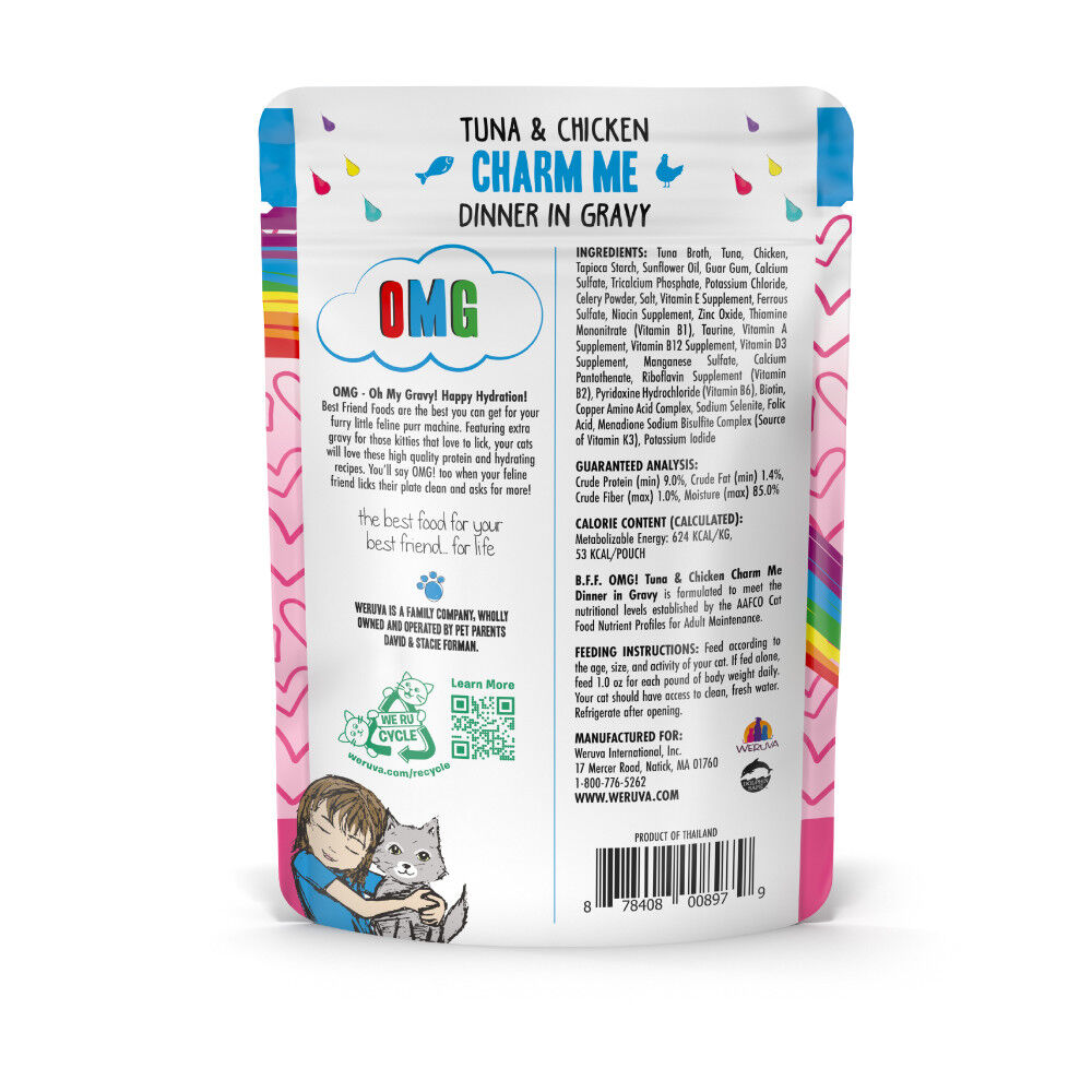 Mud Bay Buy B.F.F. Best Feline Friend OMG Gravy Wet Cat Food