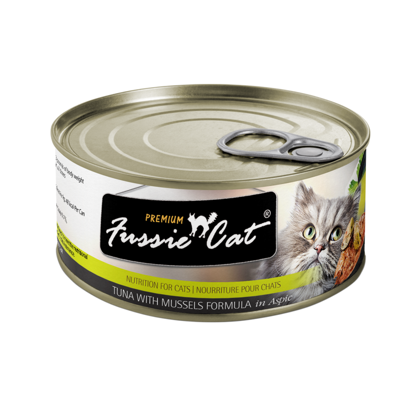 Mud Bay Buy Fussie Cat Premium Canned Cat Food Tuna Mussels
