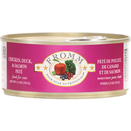 Fromm Four-Star Canned Cat Food, Chicken, Duck, & Salmon Pate