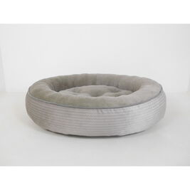 Arlee Pet Products RoverRest Duncan Dunkin Dog Bed, Gravel Grey, 36-in x 27-in