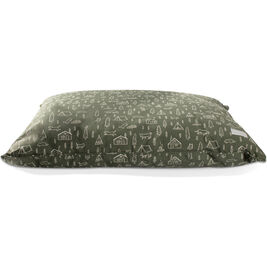 Fringe Pet Studios Pillow Dog Bed, Happy Camper, 36-in x 27-in