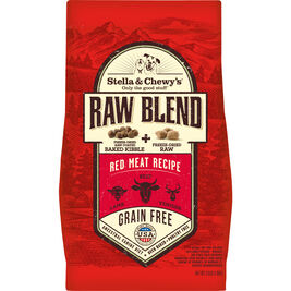 Stella & Chewy's Raw Blend Grain Free Dry Dog Food, Red Meat