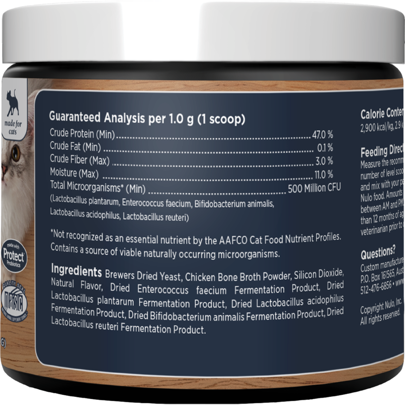 Nulo Functional Powder Cat Supplement, Gut Health, 4.2-oz image number null