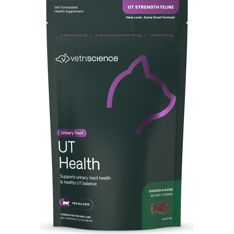 VetriScience UT Health Soft Chews Cat Supplement, Chicken, 60-count image number null