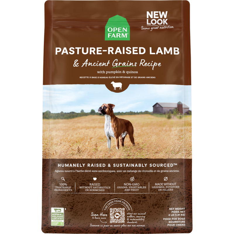 Open Farm Ancient Grains Dry Dog Food, Lamb image number null