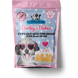 The Bear & The Rat Barley's Bakes Dog Cupcake Mix, Bone Broth, 7.5-oz