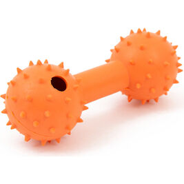 Great & Small 99% Solid Rubber Dog Toy, Dumbbell