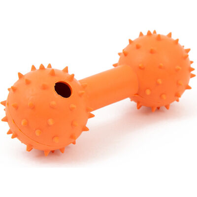 Great & Small 99% Solid Rubber Dog Toy, Dumbbell