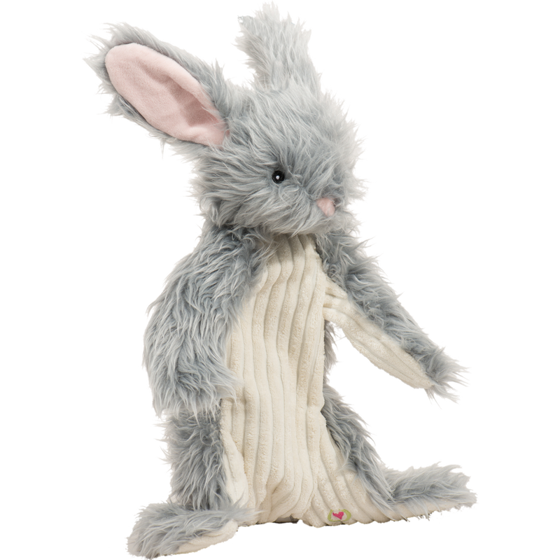 HuggleHounds X-Brace Dog Toy, Birch Bunny image number null