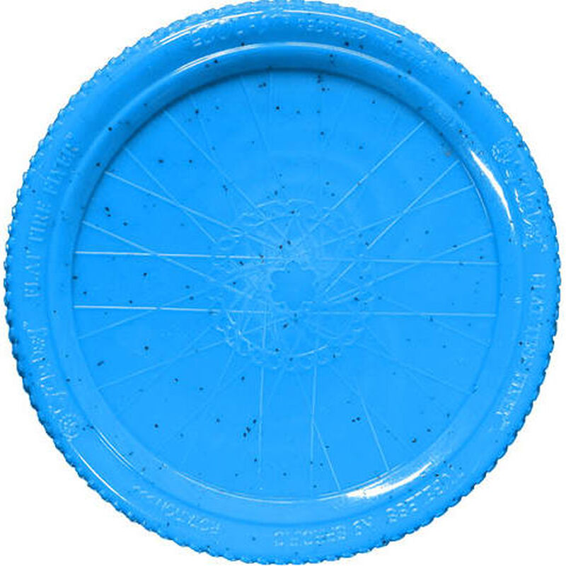 Cycle Dog Ecolast Flat Tire Flyer Dog Toy, Blue, Medium image number null