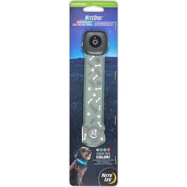 Nite Ize NiteDog Rechargeable LED Dog Collar Cover, Disc-O Select
