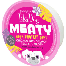 Tiki Dog Meaty Wet Dog Food, Chicken & Salmon