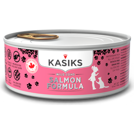 Kasiks Grain-Free Canned Cat Food, Salmon