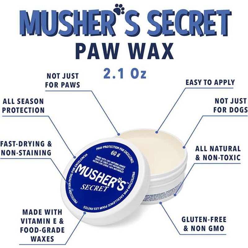 Musher's Secret Paw Protection Dog Paw Wax, 60-g image number null